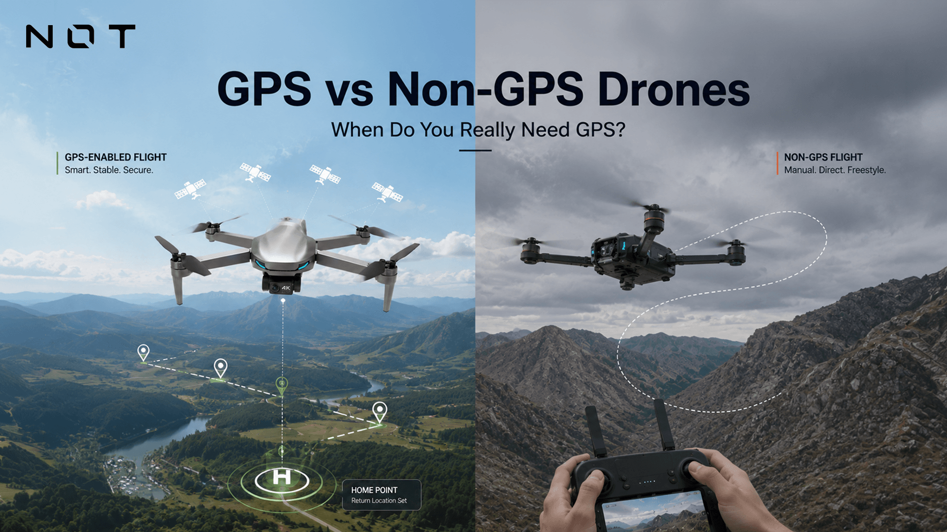 GPS vs Non-GPS Drones: When Do You Really Need GPS? – NOTDrones