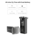 40min Fly Time with Dual Drone Batteries